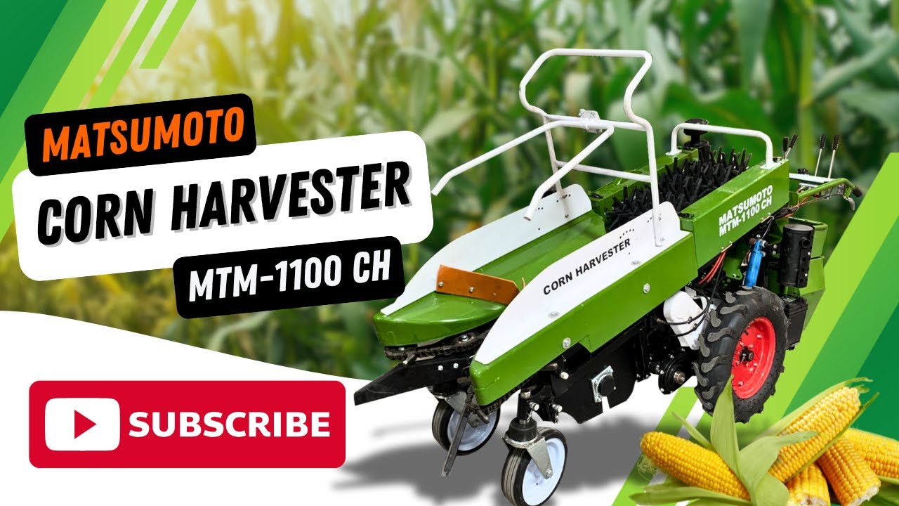 Siapa bilang panen jagung itu lama dan susah? Mesin ini jawabannya! | MATSUMOTO MTM-1100 CH