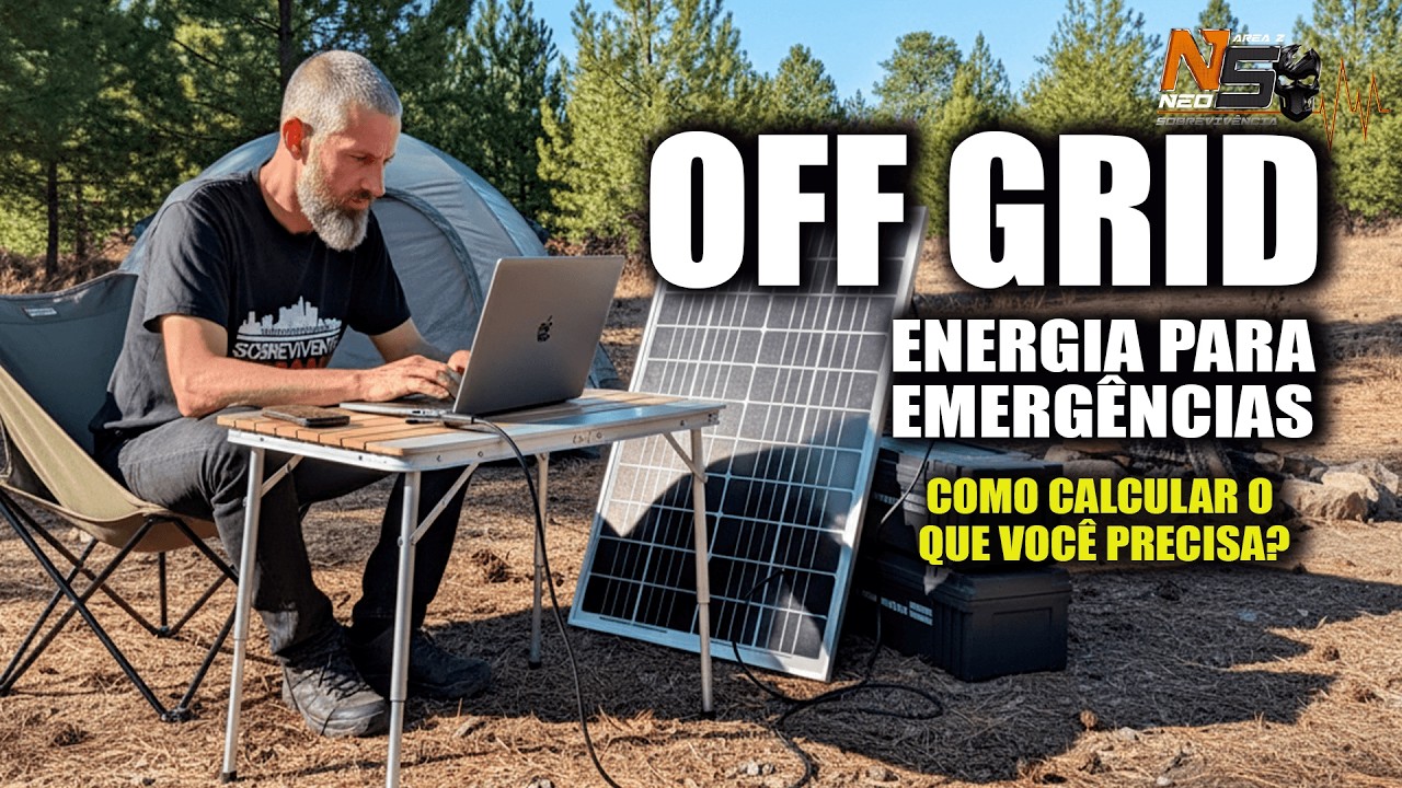 OFF GRID - Como Dimensionar Seu Banco de Baterias e Painel Solar | PREPPER | SOBREVIVÊNCIA