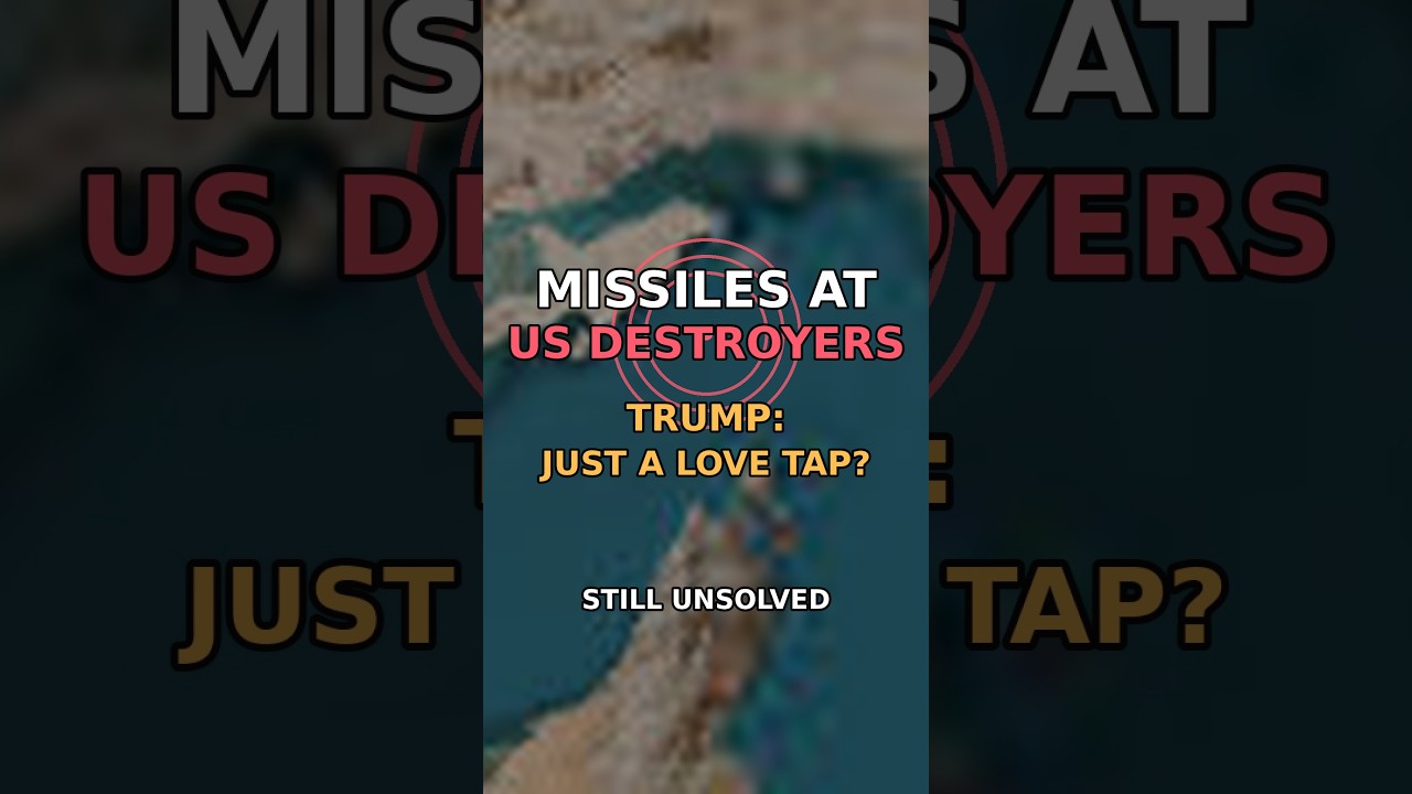 Iran Fired Missiles at Three US Destroyers - Trump's 