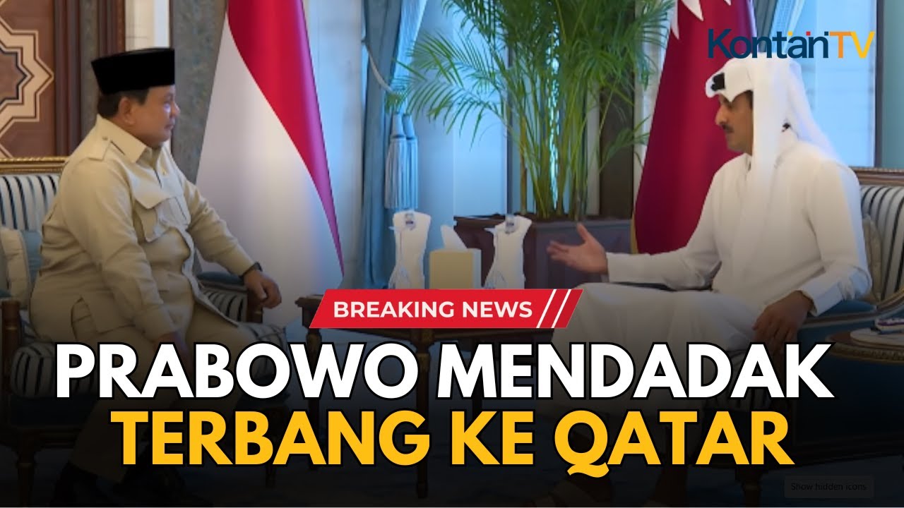 Presiden Prabowo Mendadak Terbang ke Qatar Meskipun Doha Habis di Bom Israel