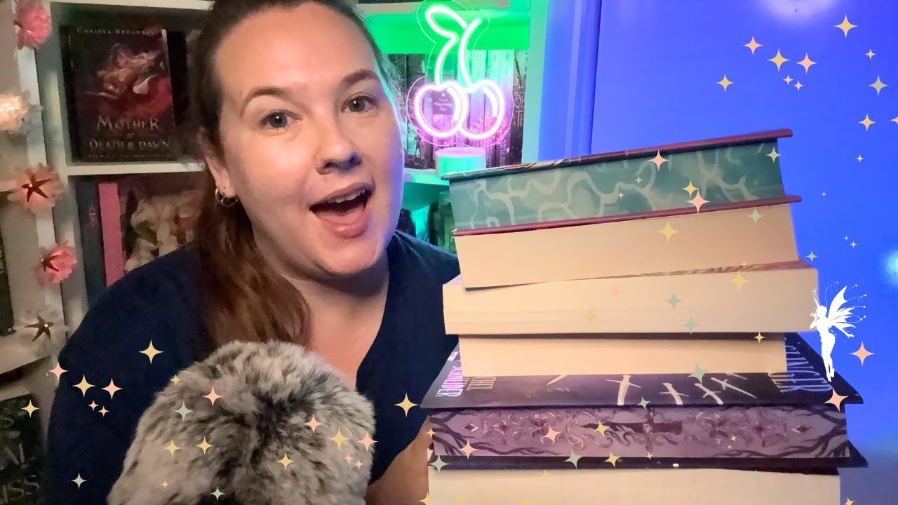 ASMR | Almost 5-Star Reads ⭐ 📚 Best Books of the Year + Slow Burn Book Recs, tapping, tracing ramble
