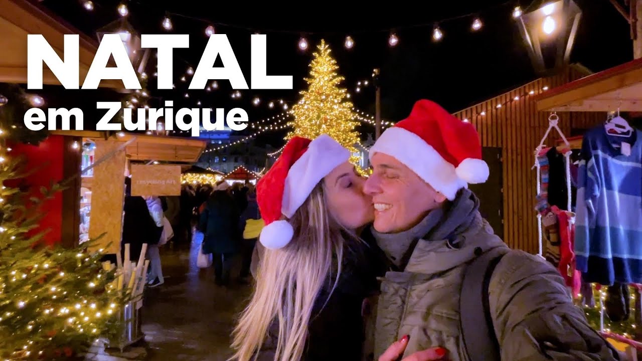 Fomos conhecer os MERCADINHOS DE NATAL em ZURIQUE, na Suíça!🇨🇭
