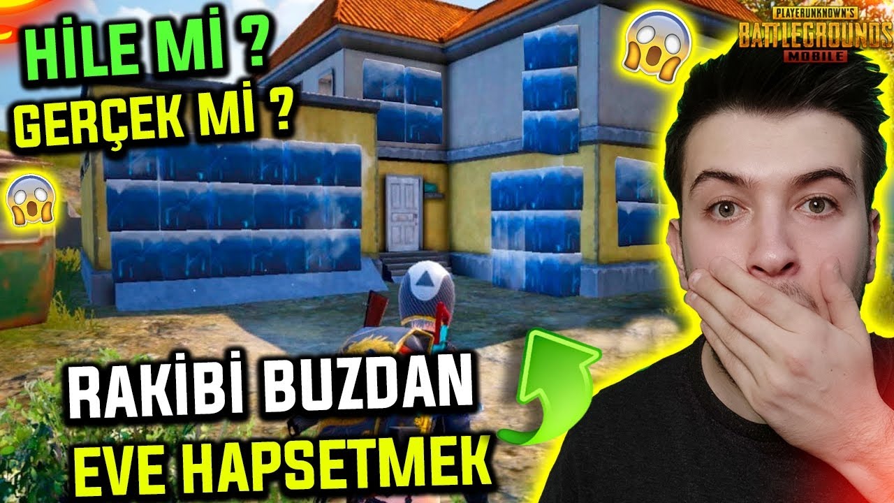 OHAA! YENİ RAKİBİ BUZDAN EVE HAPSETME HİLESİ! PUBG Mobile Hile Mi Gerçek Mi ?