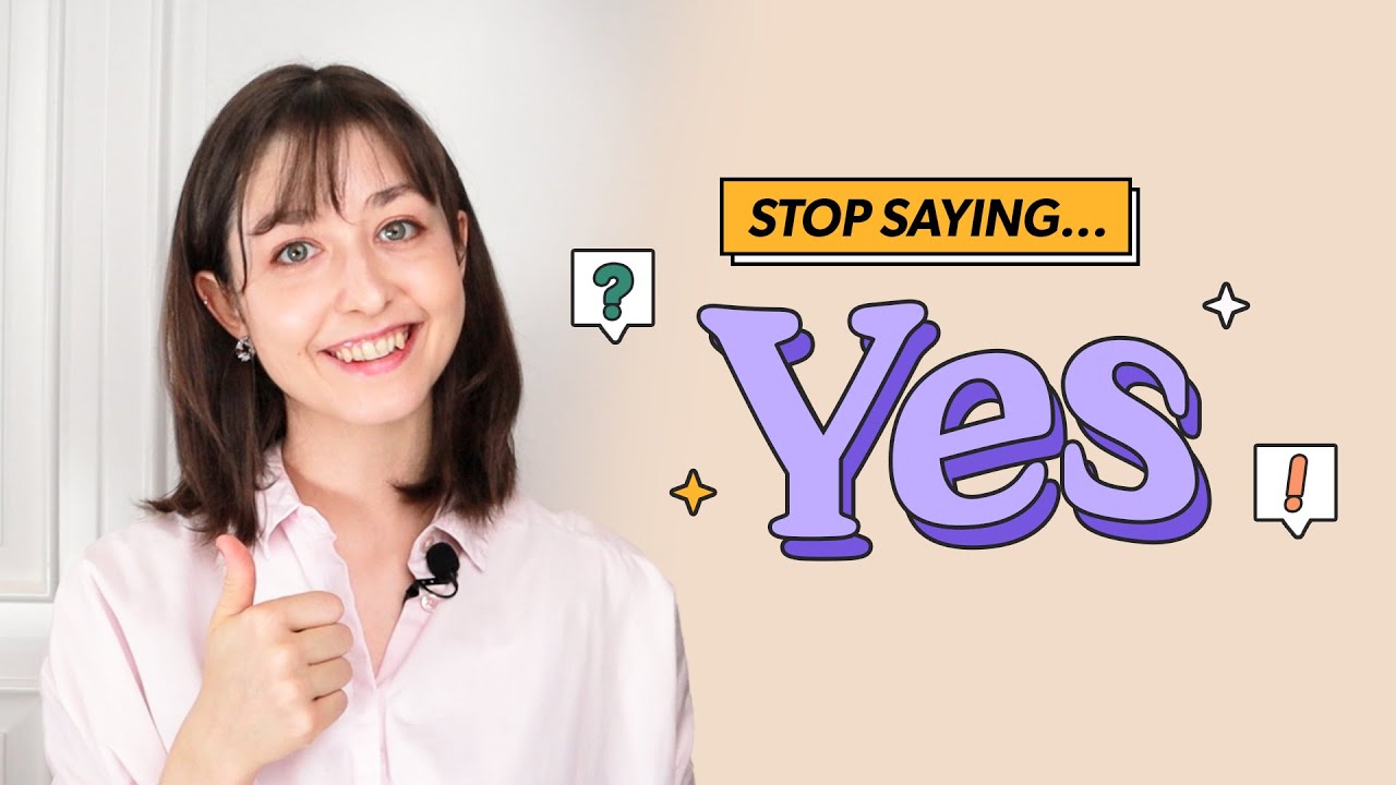 Stop saying 'Yes' in English 🙅