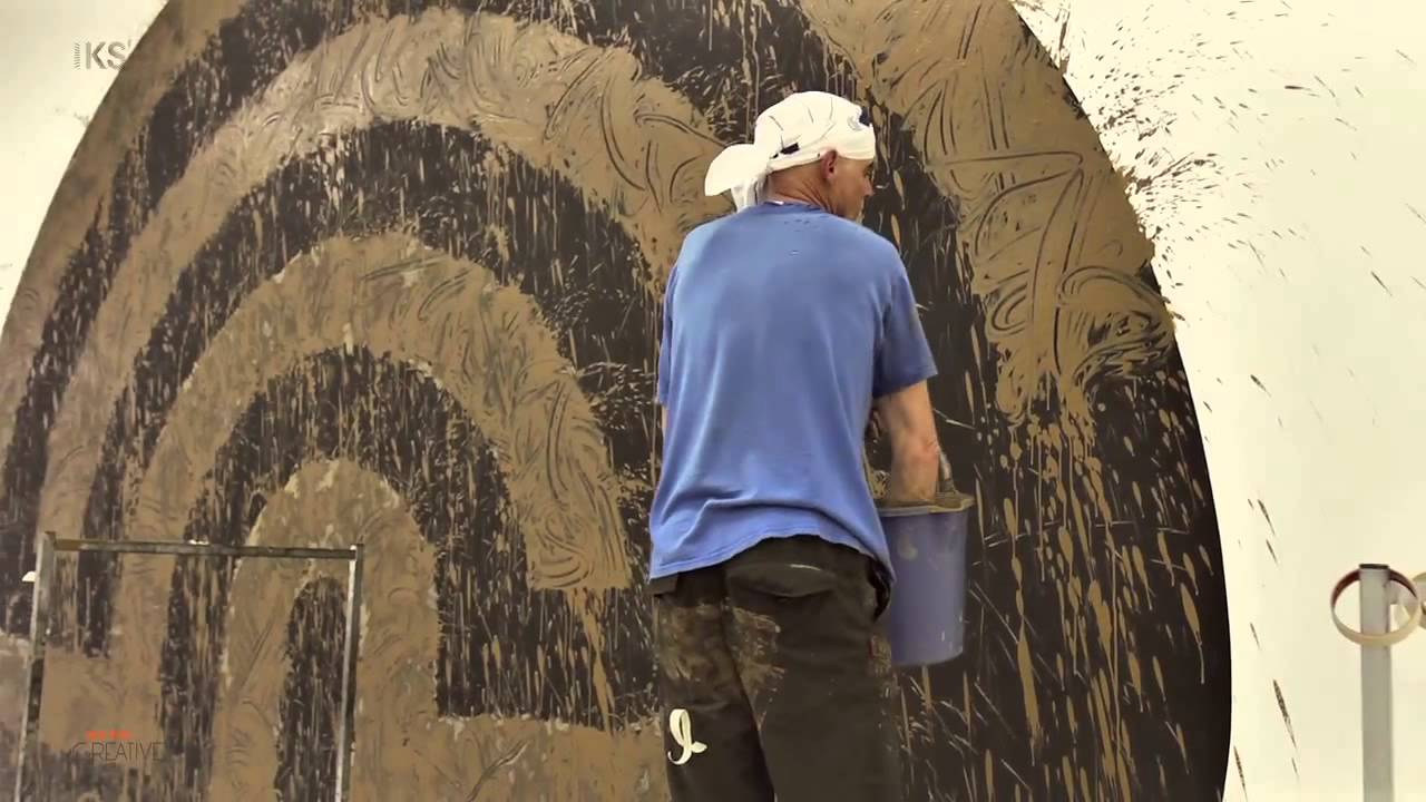 RICHARD LONG - WALL WORK - MUSEUM KURHAUS KLEVE