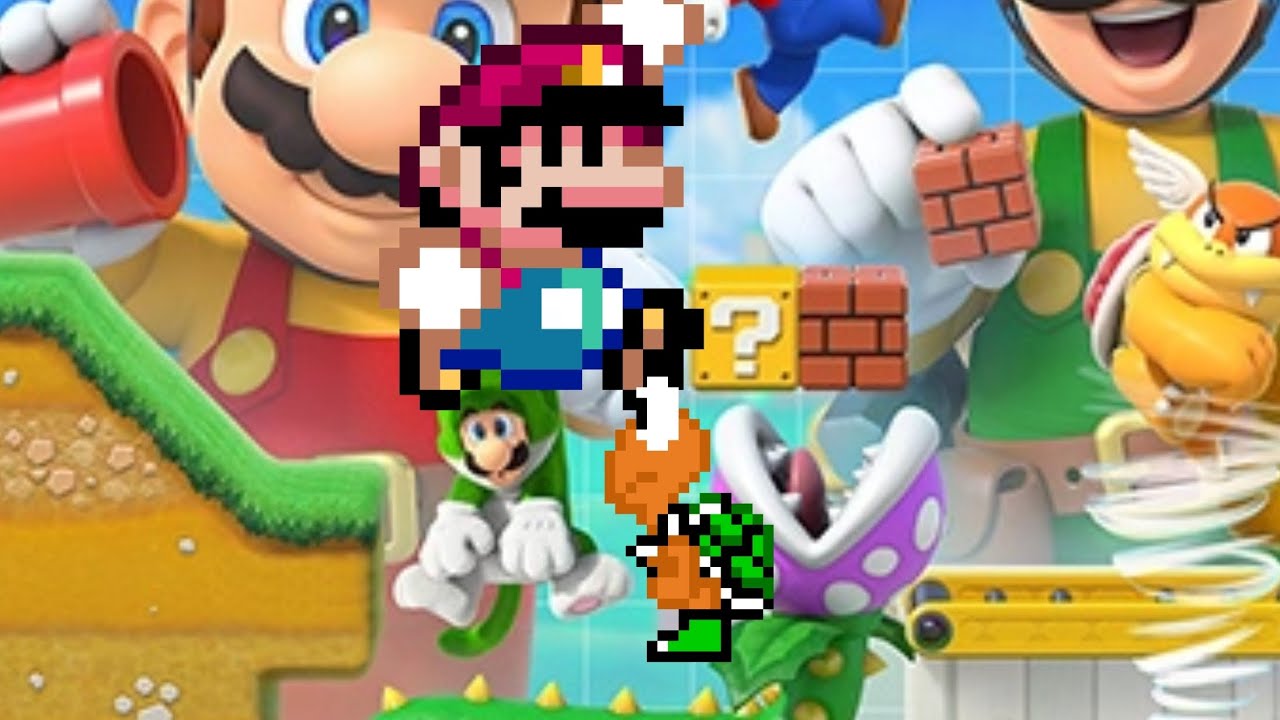 SMM2 | 2 french kaizo levels (and my fails)/ 2 niveles Kaizo franceses (y mis fallos)