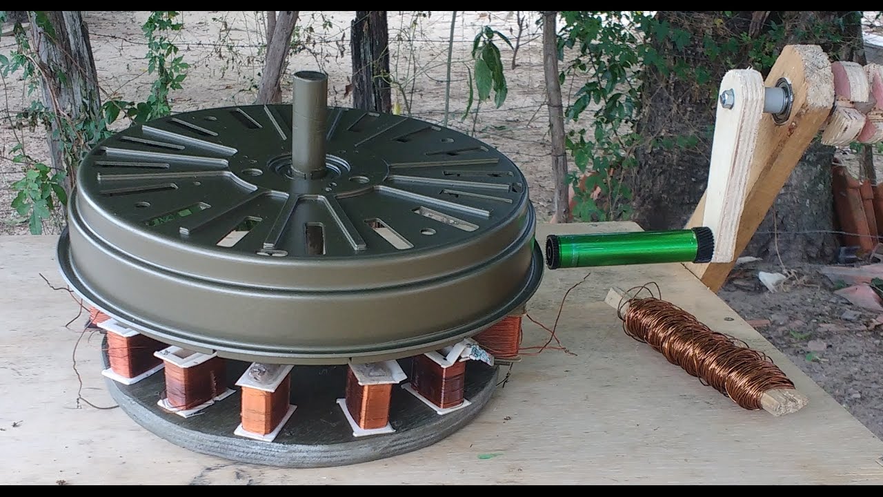 GERADOR DE 1000 W PARA CARREGAR BATERIAS 12 E 24 V - PARTE 1