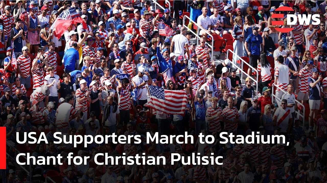 WATCH: Incredible USMNT Fan March Lights Up Santa Clara Ahead of FIFA World Cup Clash | AD15