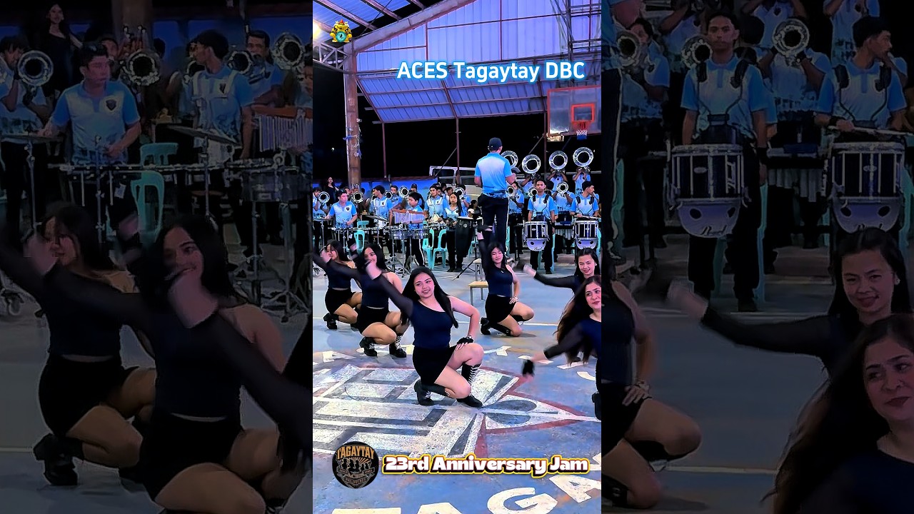 ACES Tagaytay Drum and Bugle Corps in ACES Tagaytay 23rd Anniversary Jam Harapan at Tagaytay City