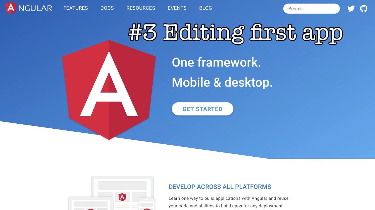 Angular 9 Tutorial - 3 - How to start writing code | Angular basics
