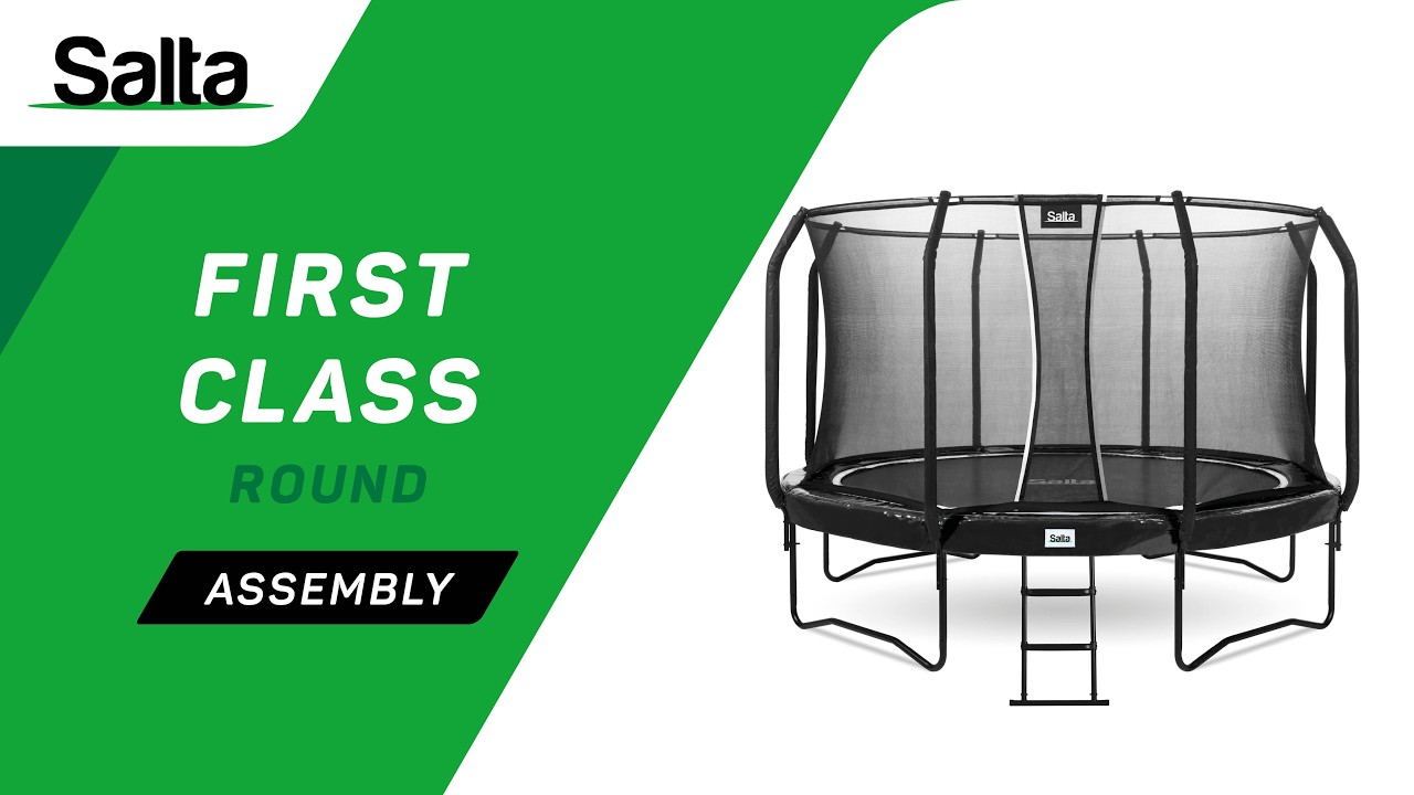 Salta First Class | Assembly video | Round trampoline