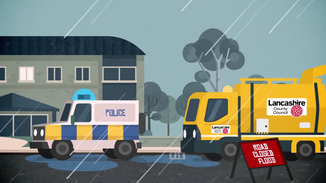 During a flood act quickly