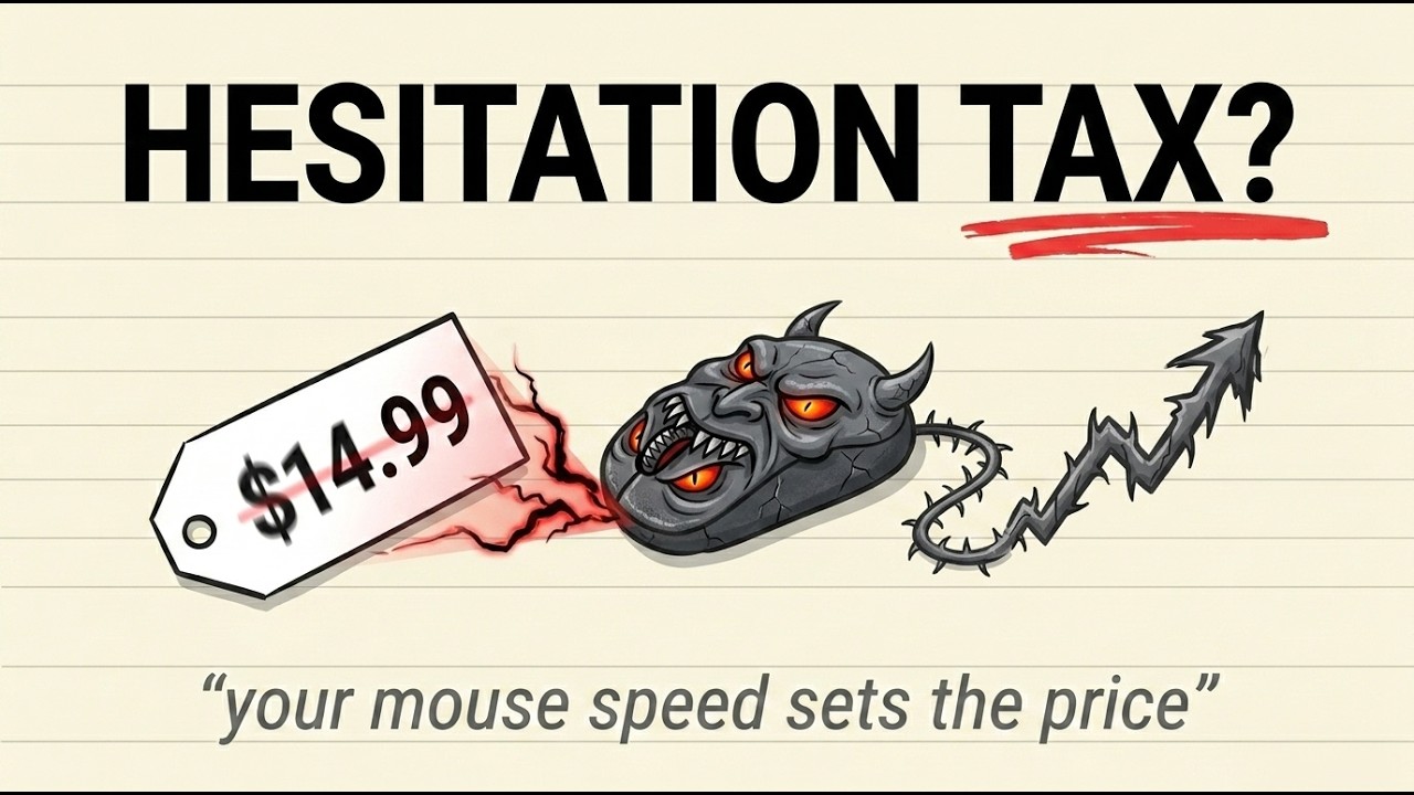The Website Price Changes When Your Mouse Slows Down