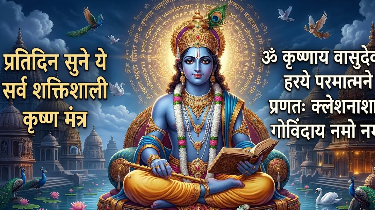 ॐ कृष्णाय वासुदेवाय हरये परमात्मने। प्रतिदिन सुने सारा दुख दूर हो जाएगा