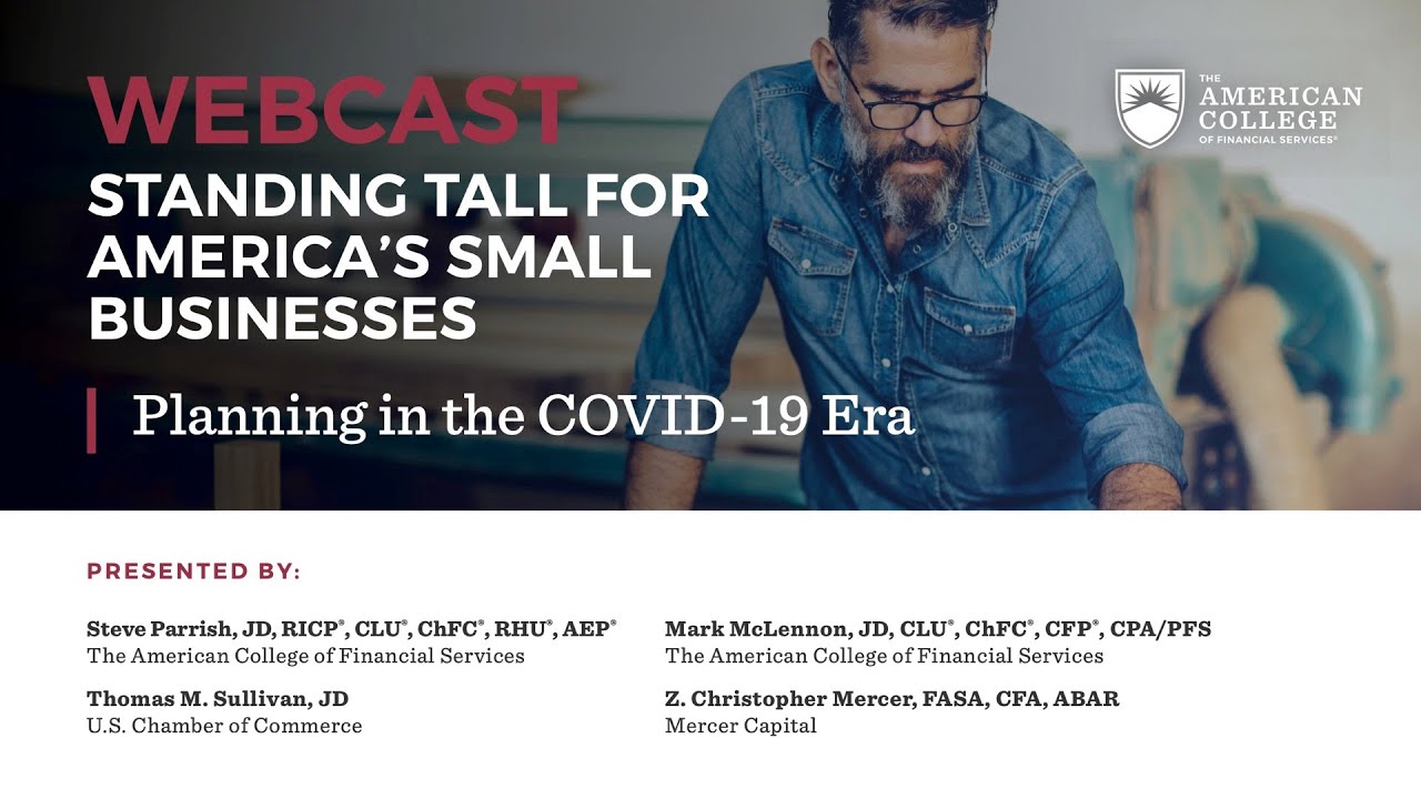 Standing Tall for Small Businesses: Planning in the Era of COVID-19