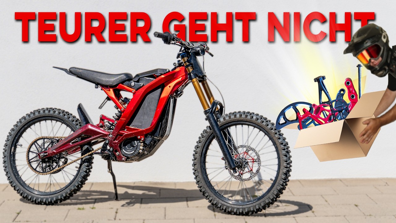 Die TEUERSTEN Upgrade Teile f&uuml;r die Surron!! || Offizieller Prickly Test & Review || Surron Umbau 6