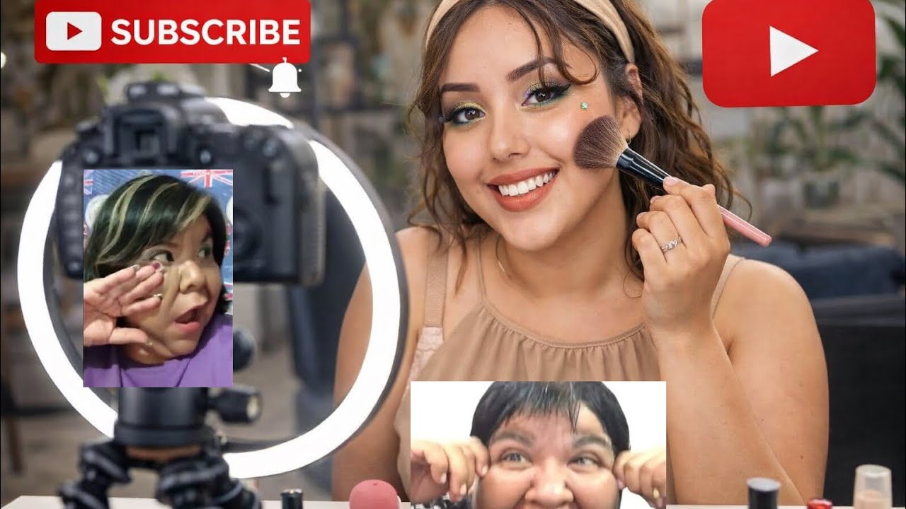 Reacción y recreación de maquillaje de aimep3 