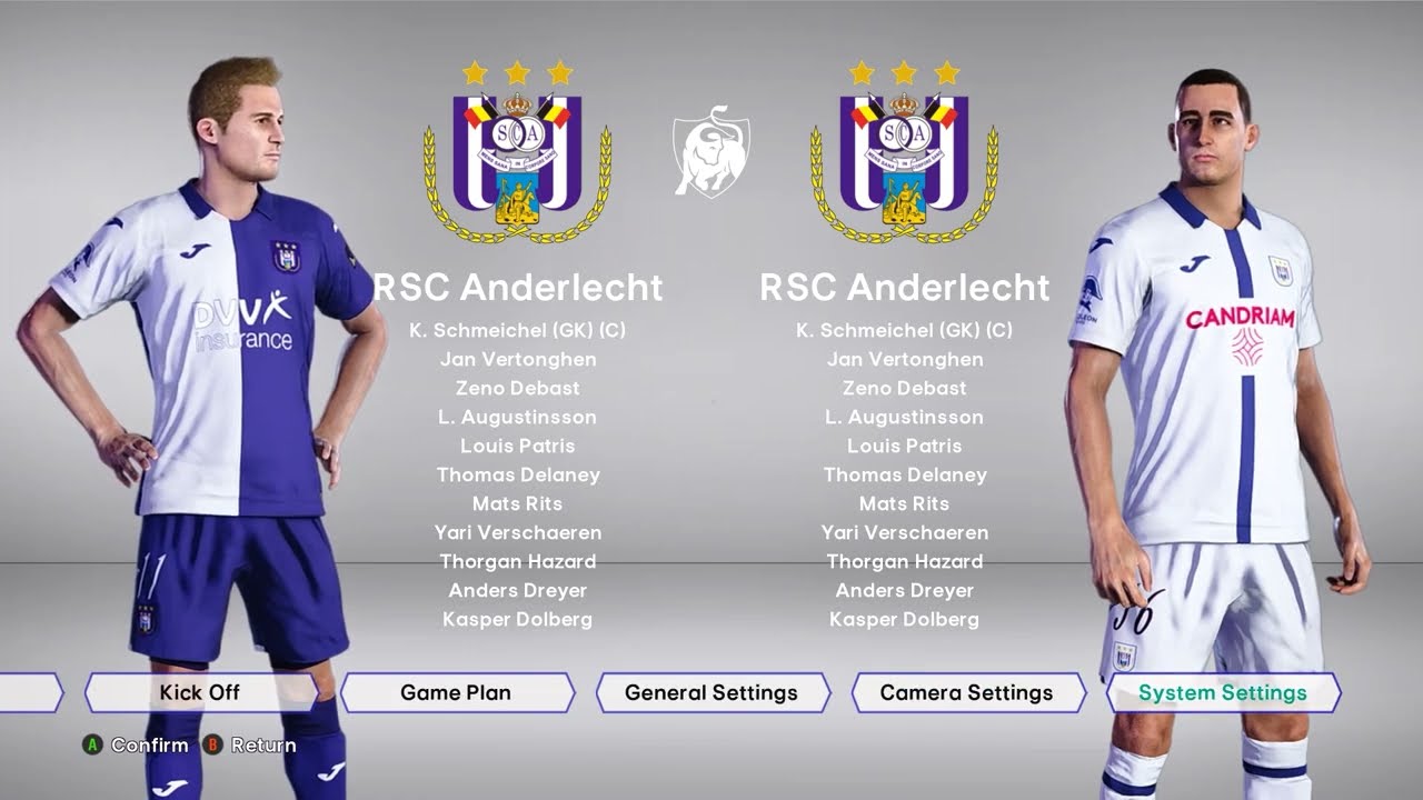 Graphic Menu PES 6 White Versions For PES 2021 By WinPES21