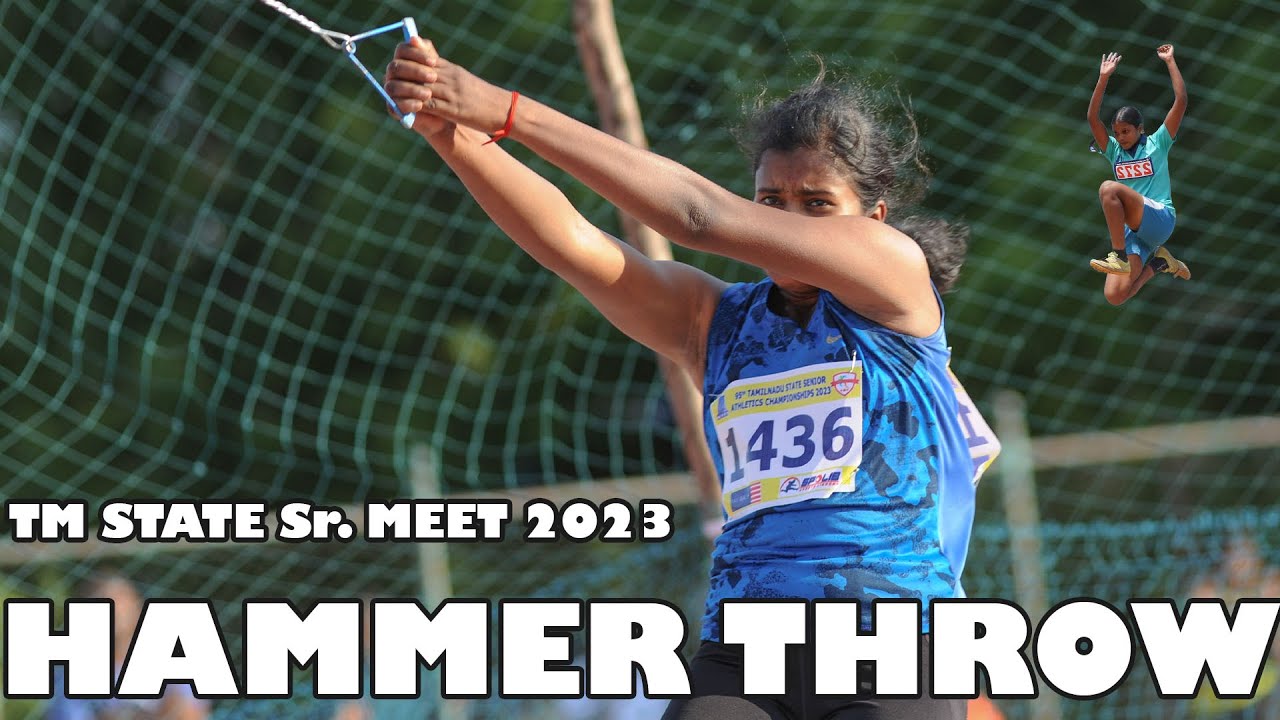 Hammer throw Women final || 95th Tamil Nadu State Senior Athletics Championships 2023