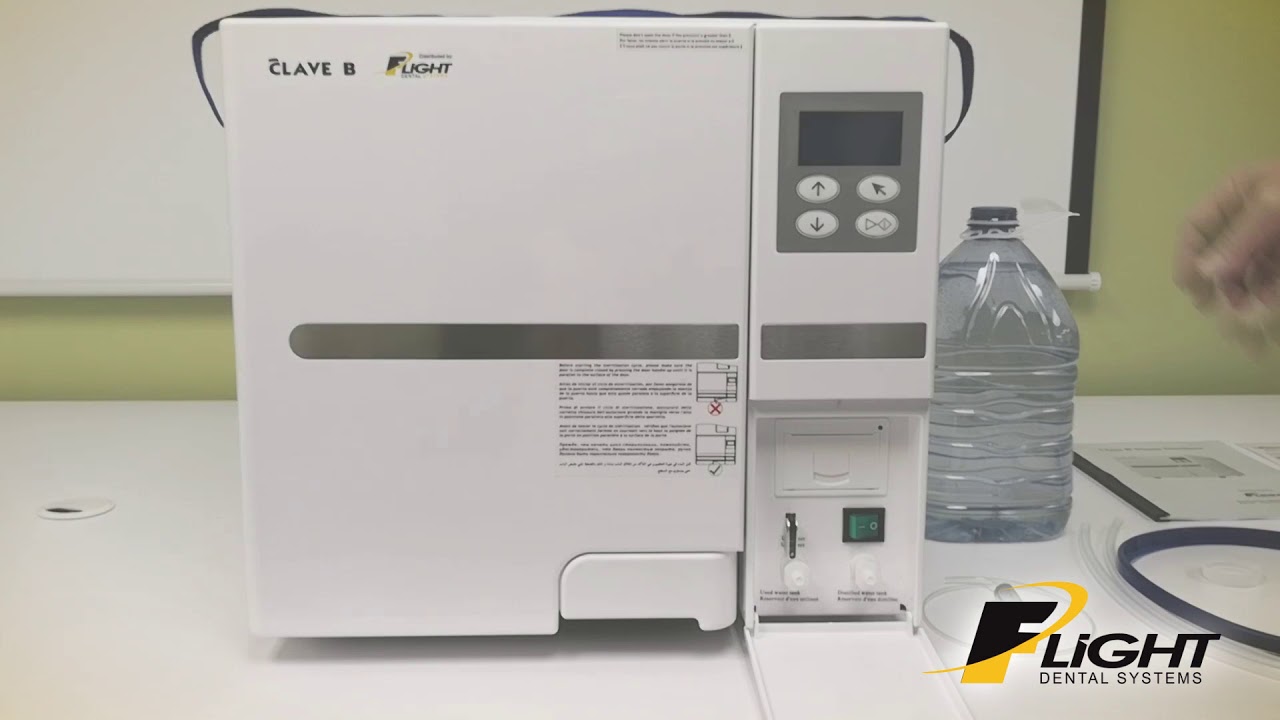 How to  Setup your Flight Dental ClaveB  Autoclave   Steam Sterilizer Class B
