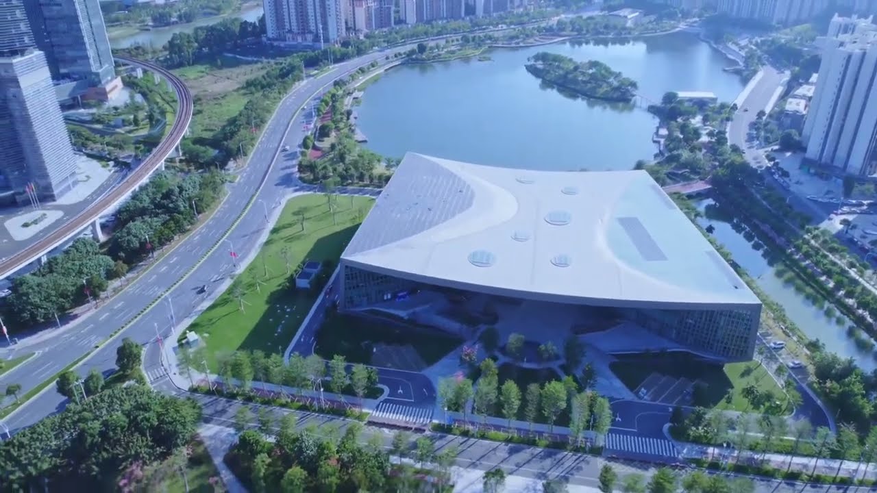 The most prosperous Jiaomen River CBD in Nansha, Guangzhou