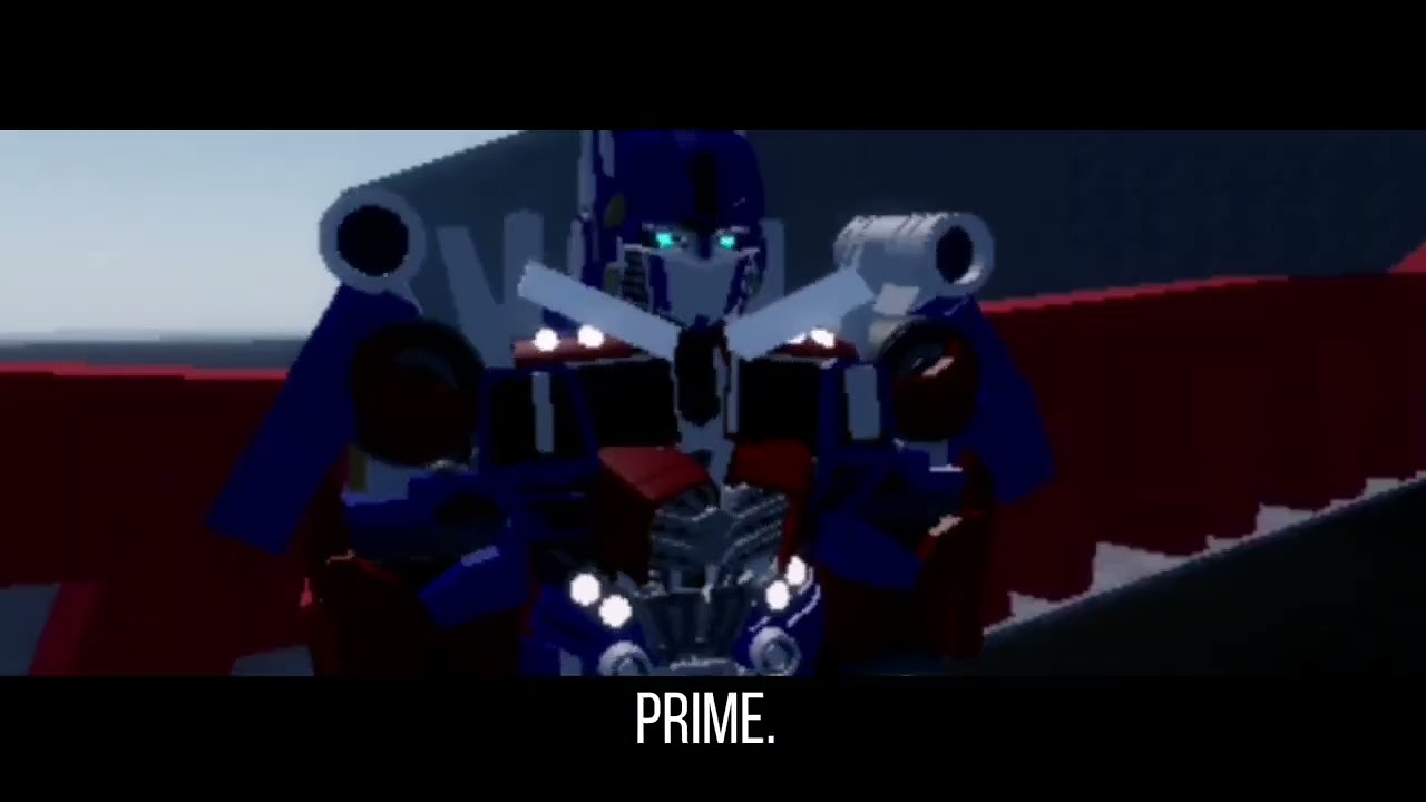 Transformers 3 o Lado Oculto Da Lua Optimus Prime vs Sentinel prime Com Dublado (Roblox)
