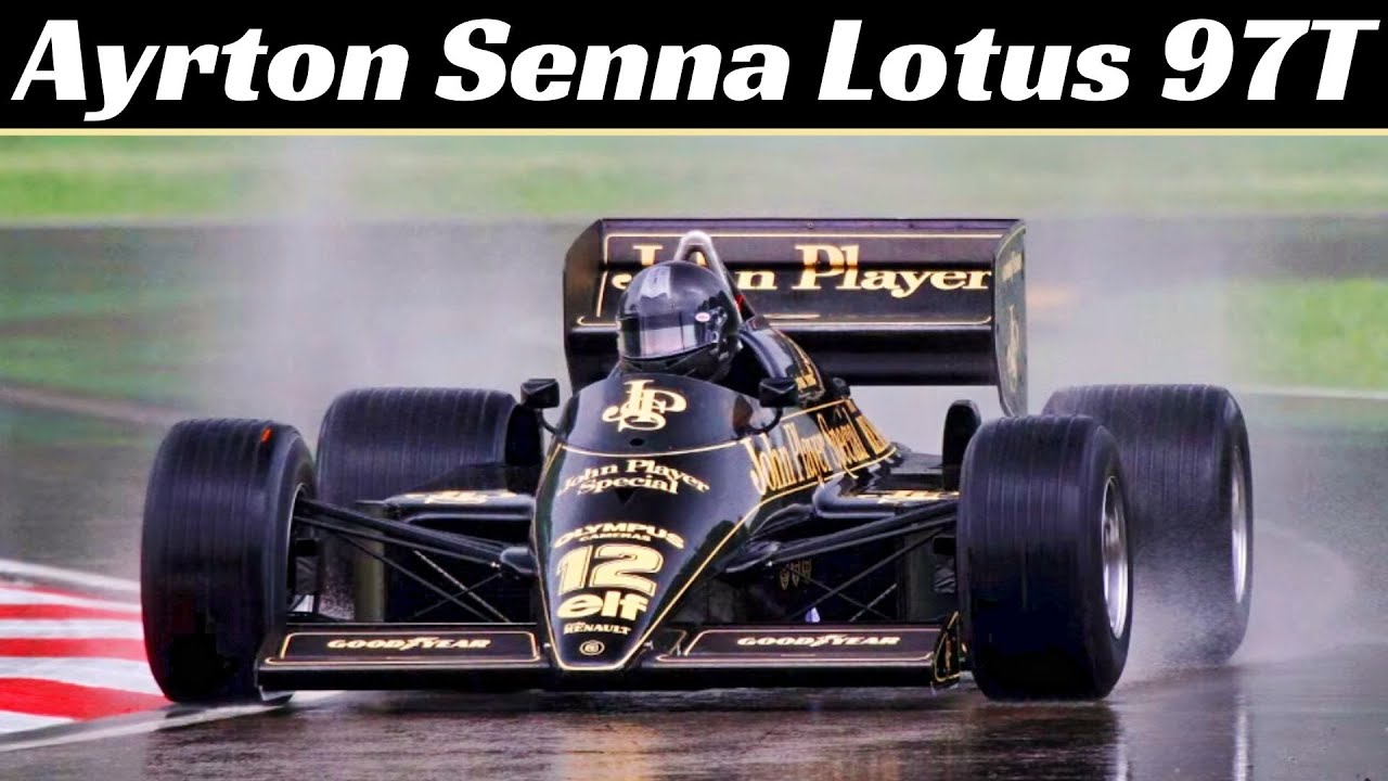 Ayrton Senna 1985 Lotus 97T Formula One [F1] Car - V6 Turbo Engine Sound - Imola Circuit 2014
