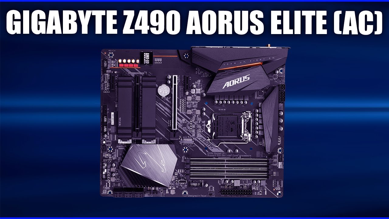Материнская плата Gigabyte Z490 AORUS ELITE (AC)