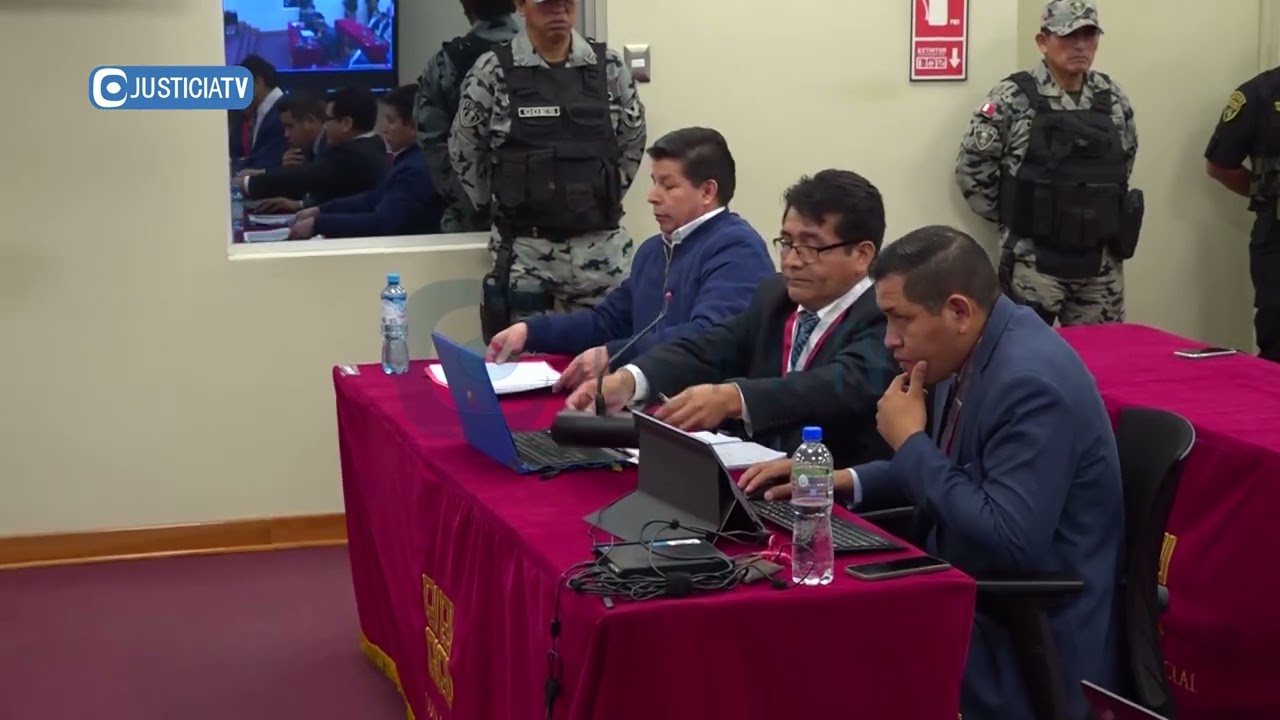 Juicio oral contra el expresidente de la república, Pedro Castillo Terrones, y otros acusados