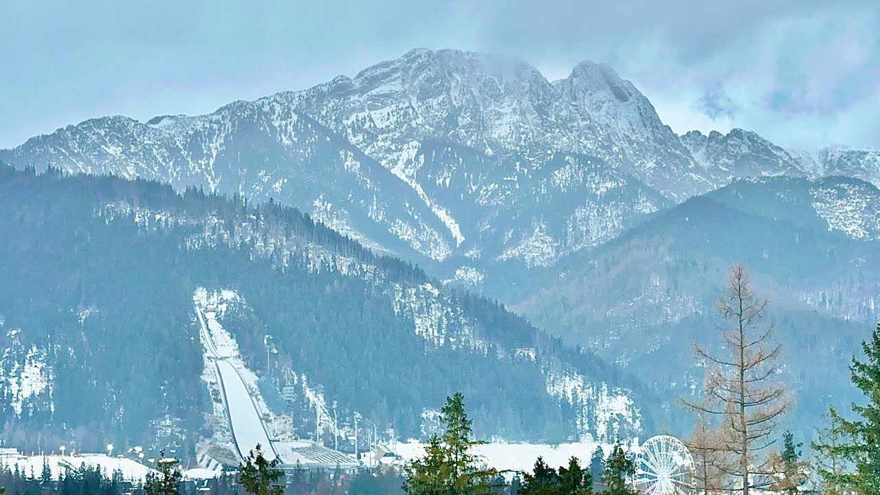 Zakopane Antałówka w zimowej scenerii 