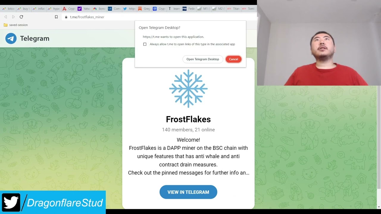Frost Flakes %2-%5 Daily Apr ORIGINAL Code BNB Miner Crops Farmer Fork  30 Hour Cap Forced Compound