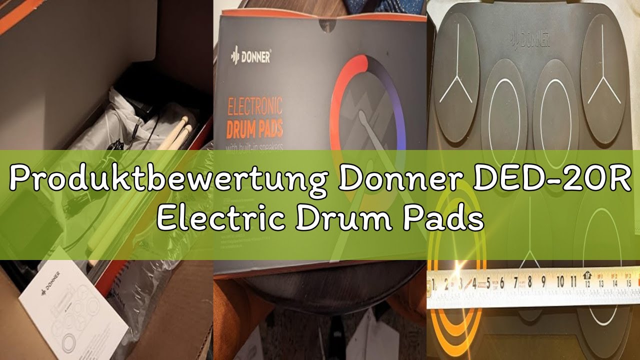 Produktbewertung Donner DED-20R Electric Drum Pads