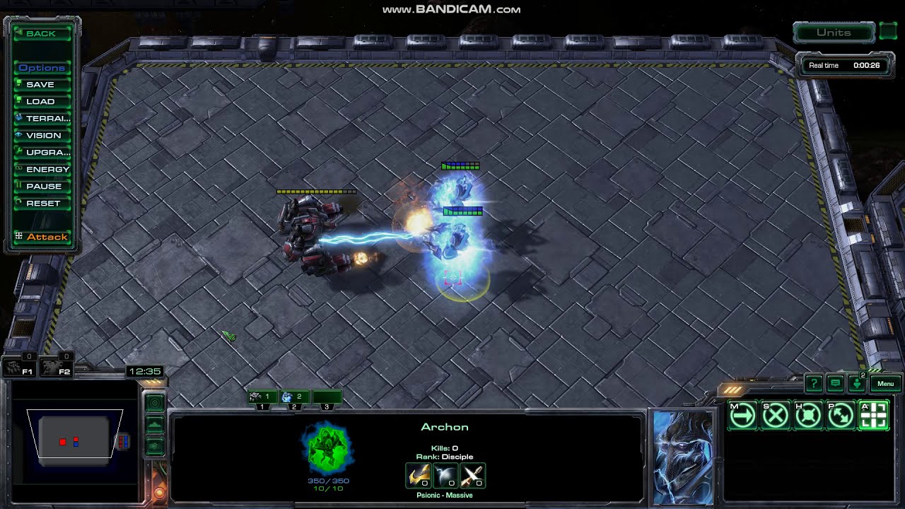 1 Thor vs 1 Archon - Starcraft 2