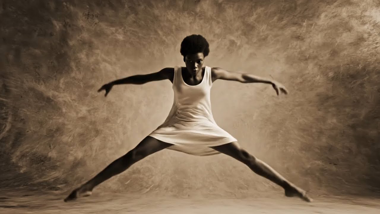 AI Surreal Dance Video - Traces in the Silver 4К