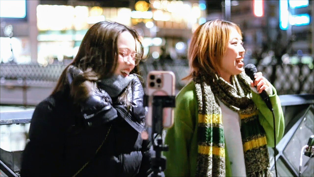 Rusty Nail/X JAPAN  En:Musubi(えんむすび) Ria × HiiNA 路上ライブ 