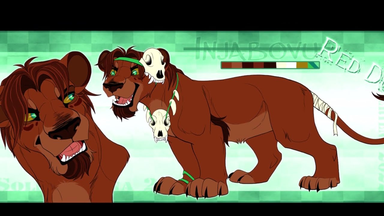 Drawing a Lion King Oc in Photoshop CS5 - Red Dog