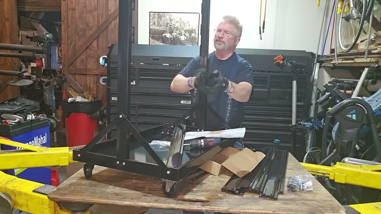 74 Bin Organizer Rack Assembly - Shop Storage Done Right, Parts Storage Rack