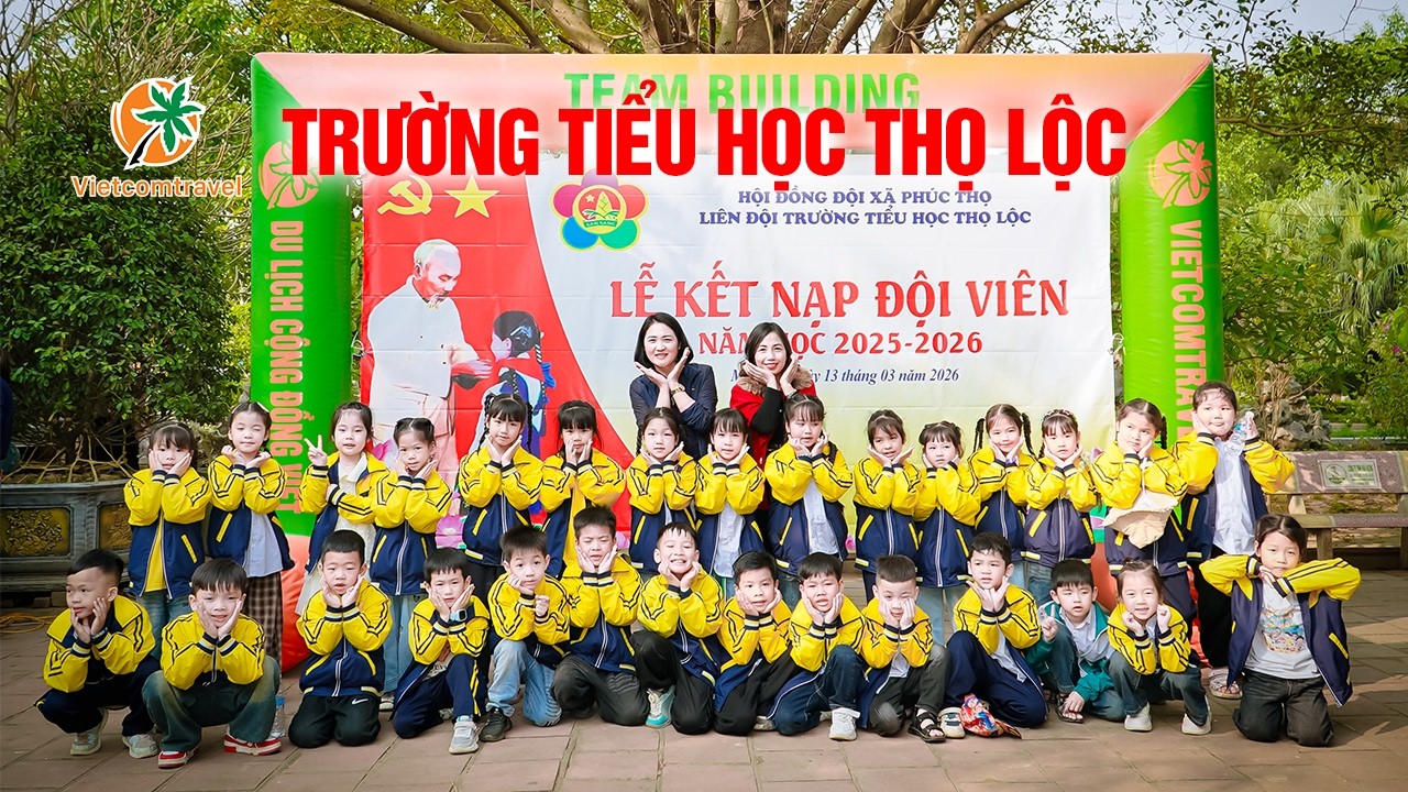 Trường tiểu học Thọ Lộc. Chương trình Học tập trải nghiệm tại Đền thờ Hai Bà Trưng và Thiên Phú Lâm