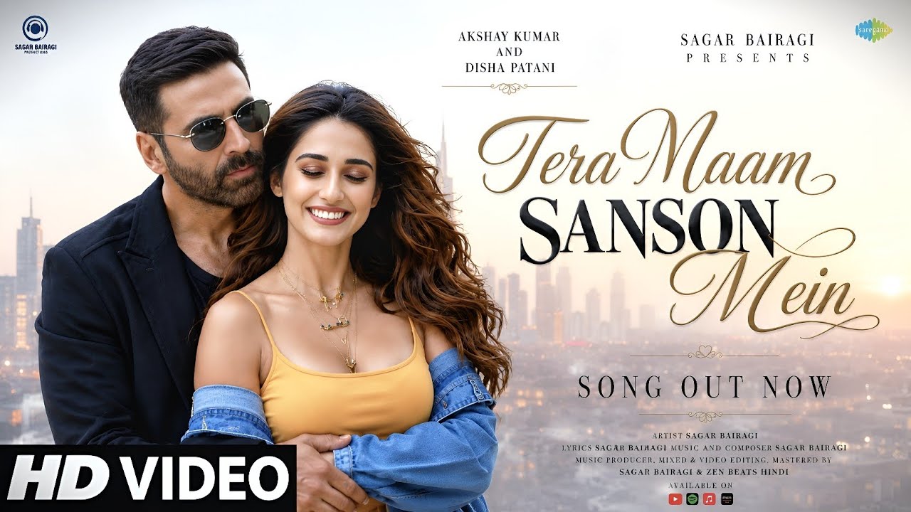 New Song 2026 | Tera Naam Sanson Mein | Akshay Kumar | Disha patani | New Hindi Song Sagar Bairagi