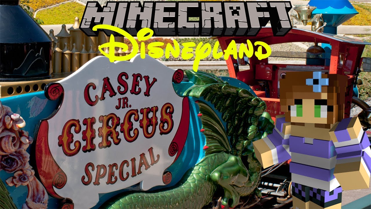 Minecraft Disneyland Casey Jr. Circus Train!