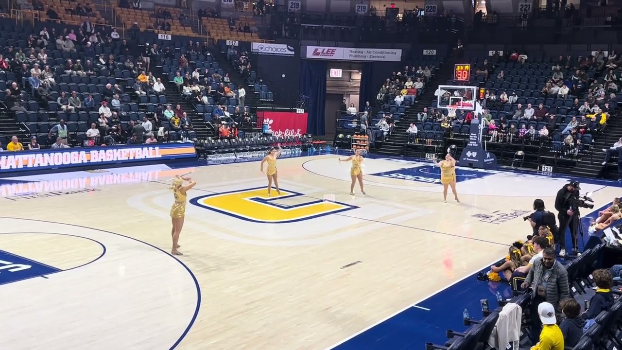 UTC Twirlers, 2026 Basketball Halftime Performance 