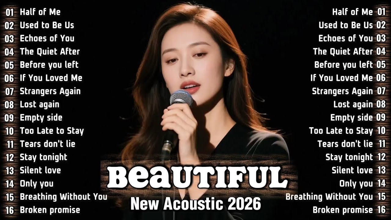 New Acoustic songs🎤Heart-touching songs🖤Beautiful love song lyrics❤Half of me | Used to be us🎧
