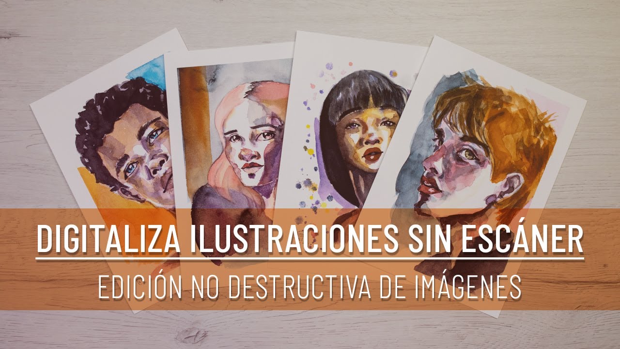 DIGITALIZAR ILUSTRACIÓN SIN ESCÁNER | Digitalización y edición ¿cómo lo hago
