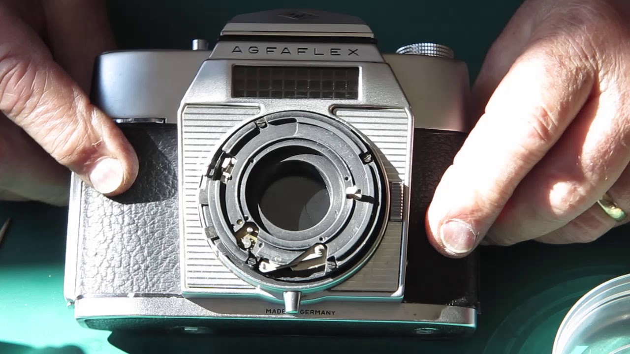 Servicing an Agfaflex SLR part 07