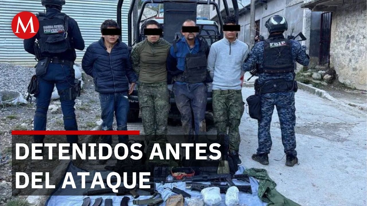 Caen 4 del CJNG que planeaban atacar alcaldías en Chiapas