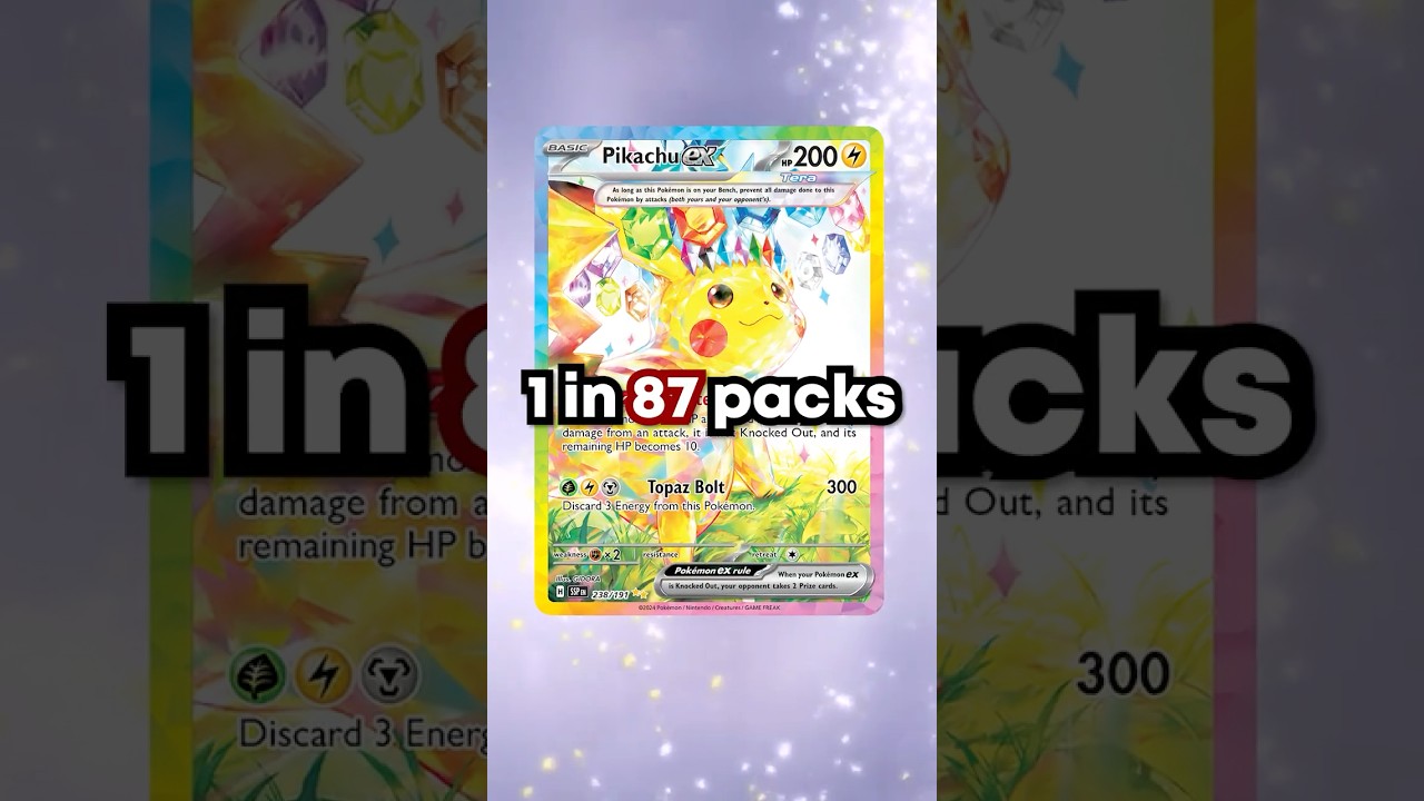 Суровая реальность показателей попаданий в Surge Sparks #pokemon #pokemoncards #surgingsparks