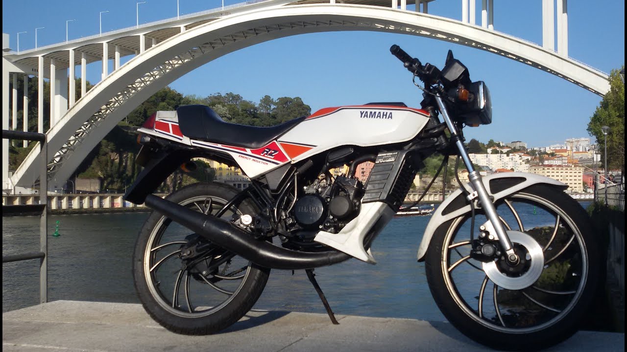 Yamaha RZ (passeio na mítica),  marginal beira mar e rio Douro, Porto e Gaia.