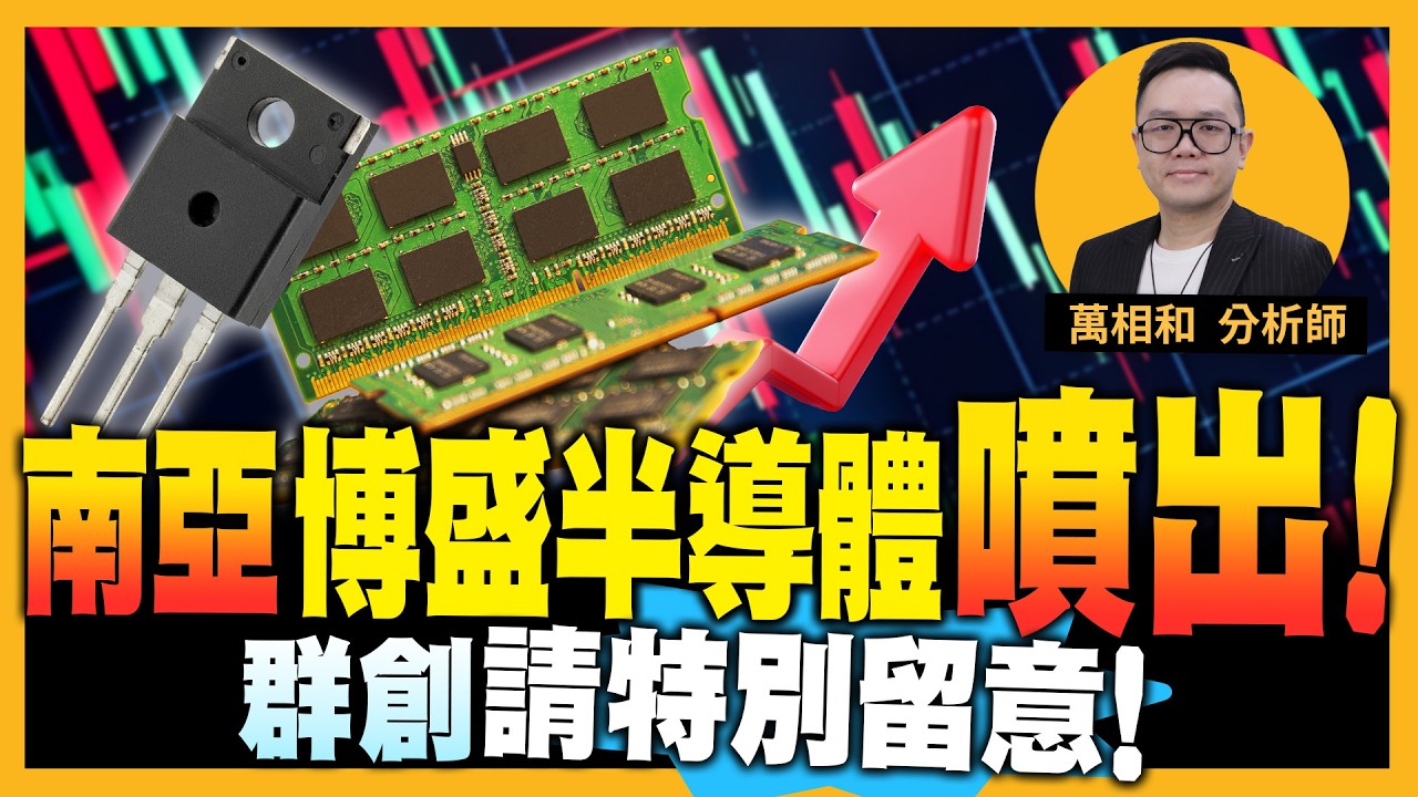 南亞 博盛半導體 噴出！群創請特別留意！台積電／鴻海／南亞科／南亞／矽力KY／宏碁／博盛半導體／群創【20260313】K線源起 _ 萬相和分析師