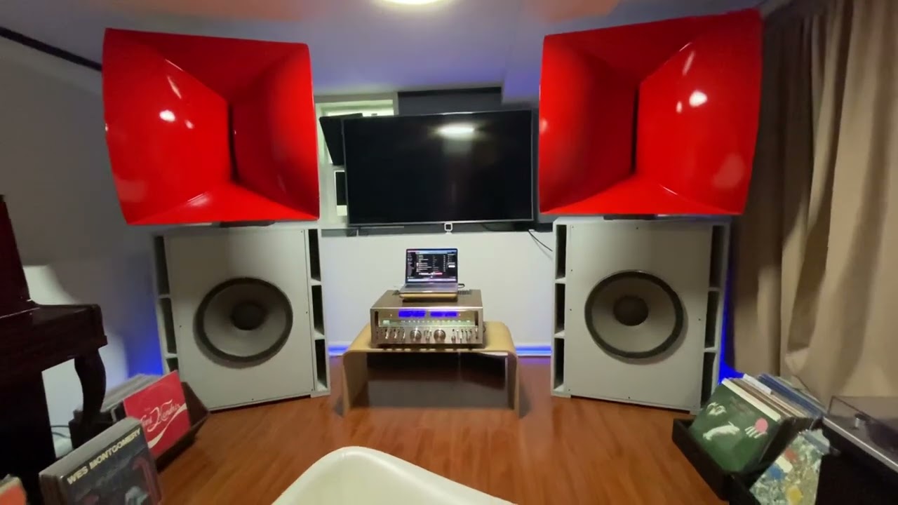 JBL 2360 horn  First Test