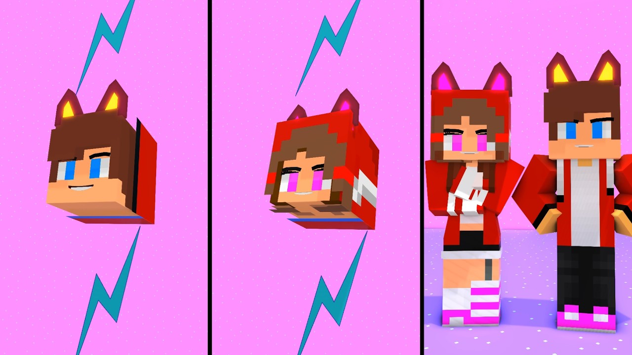 Minecrafts Dark JJ & JJ sister - APT🌟 || Minecrafts Mix